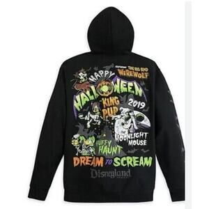Disney Parks Halloween 2019 Hoodie Prepared to Be Scared Limited Edition SMALL